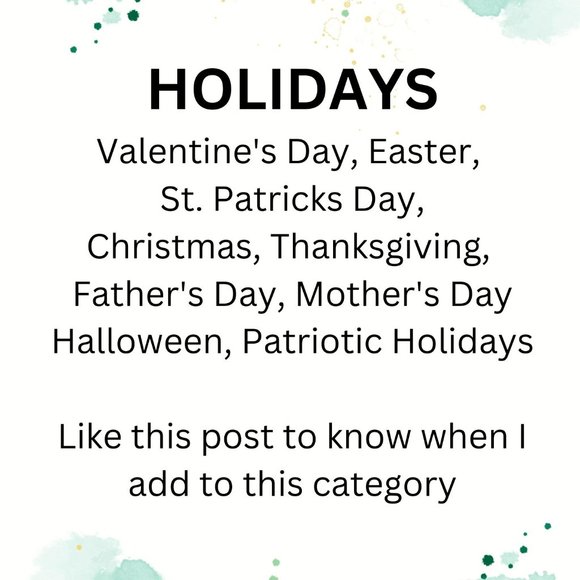 Like this post for holiday gifts and decor notifications - Picture 1 of 1